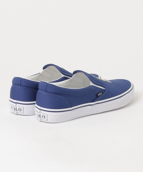 POLO RALPH LAUREN（ポロ ラルフ ローレン）の「Keaton Polo ベア スリップオン スニーカー（スリッポン・メンズ・ブルー系1・5D/4D/10.5D/10D/9.5D/9D/8.5D/8D/7.5D/7D/6D）」の6枚目の写真
