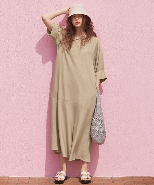 OPAQUE.CLIP（オペークドットクリップ）の「◆編み柄バケットハット（ハット・レディース・ブラック/オフホワイト・00）」の3枚目の写真