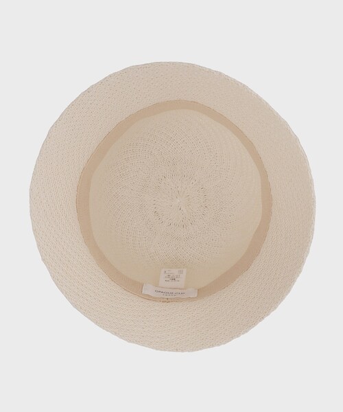 OPAQUE.CLIP（オペークドットクリップ）の「◆編み柄バケットハット（ハット・レディース・ブラック/オフホワイト・00）」の7枚目の写真