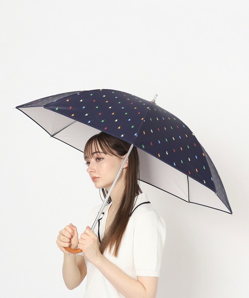 polo日傘黒　雨天兼用 セール】晴雨兼用日傘 オーバーロック（長傘）｜POLO RALPH