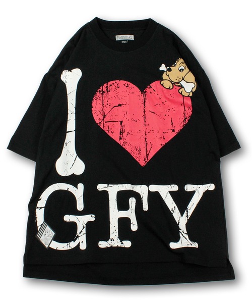 GALFY(ガルフィー)の「【GALFY/ガルフィー】愛犬家お土産 Tee(Tシャツ/カットソー・メンズ・ホワイト/ブラック系その他/ブラック・XL/L)」の5枚目の写真