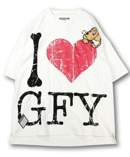 GALFY(ガルフィー)の「【GALFY/ガルフィー】愛犬家お土産 Tee(Tシャツ/カットソー・メンズ・ホワイト/ブラック系その他/ブラック・XL/L)」の4枚目の写真