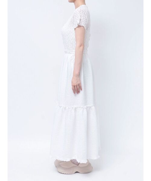 merry jenny（メリージェニー）の「ドッキングフレアワンピース（ワンピース・レディース・ブラック/オフホワイト・FREE）」の15枚目の写真