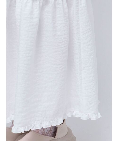 merry jenny（メリージェニー）の「ドッキングフレアワンピース（ワンピース・レディース・ブラック/オフホワイト・FREE）」の7枚目の写真