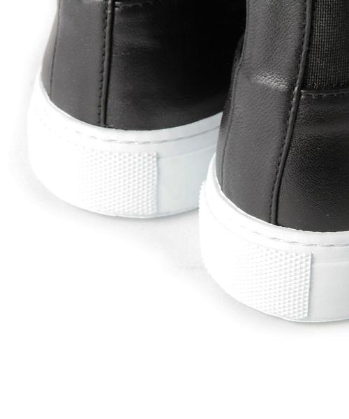 Amb（エーエムビー）の「BY Amb レザーハイカットスニーカー◆（スニーカー・レディース・ブラック・36/37/35）」の5枚目の写真