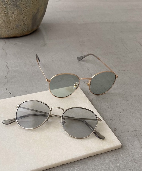 CANAL JEAN（キャナルジーン）の「Dume　Kempメタルフレームアイウェア（サングラス・レディース・ゴールド系その他/シルバー系その他・ONE SIZE）」の3枚目の写真