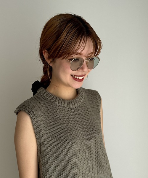 CANAL JEAN（キャナルジーン）の「Dume　Kempメタルフレームアイウェア（サングラス・レディース・ゴールド系その他/シルバー系その他・ONE SIZE）」の5枚目の写真