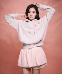 MARDI MERCREDI Hoody Clovermardi Satin Heather Pink | ของแท้