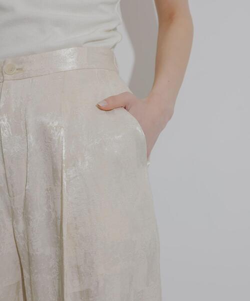 SENSE OF PLACE by URBAN RESEARCH(センスオブプレイスバイアーバンリサーチ)の「ワンタックジャガードパンツ(その他パンツ・レディース・ブラック/アイボリー/オレンジ・MEDIUM/SMALL)」の21枚目の写真