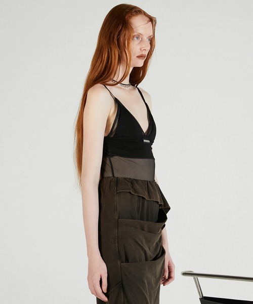 新春初売り シアートリムキャミソール / Sheer Trim Camisole（キャミソール トップス