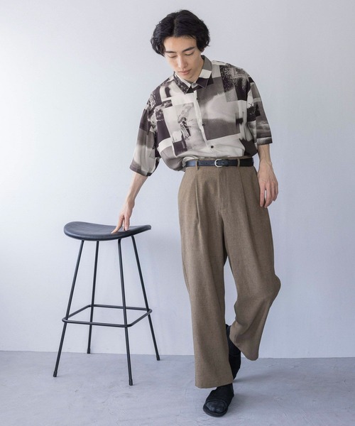 LOWRYS FARM（ローリーズファーム）の「ホップサックタックワイドパンツ 986198（その他パンツ・レディース・ブラウン/ブラック・LARGE/MEDIUM）」の9枚目の写真