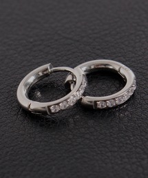 ALWAYS GOOD TIME（オルウェイズグッドタイム）の「【金属アレルギー対応】 ジルコンラインピアス/サージカルステンレス/316L（ピアス（両耳用））」