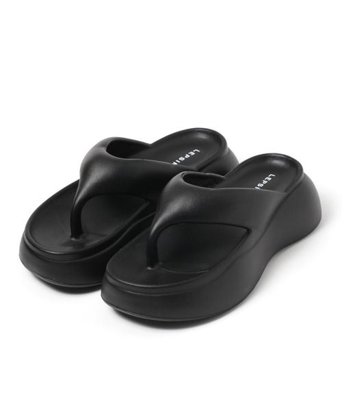 LEPSIM（レプシィム）の「EVA厚底トングサンダル　104667（サンダル・レディース・ブラック/オフホワイト/イエロー・LARGE/MEDIUM）」の18枚目の写真