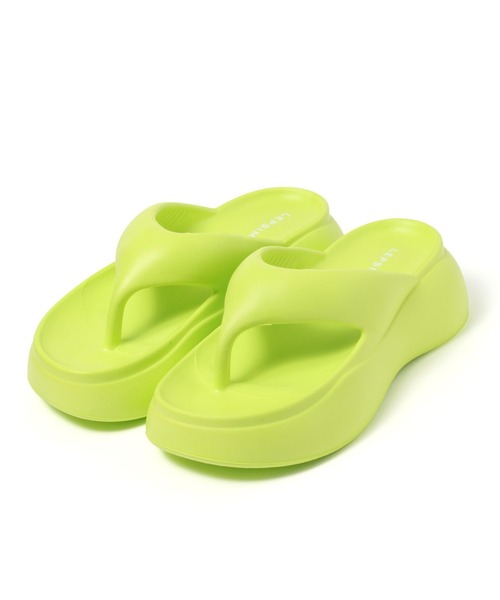 LEPSIM（レプシィム）の「EVA厚底トングサンダル　104667（サンダル・レディース・ブラック/オフホワイト/イエロー・LARGE/MEDIUM）」の19枚目の写真