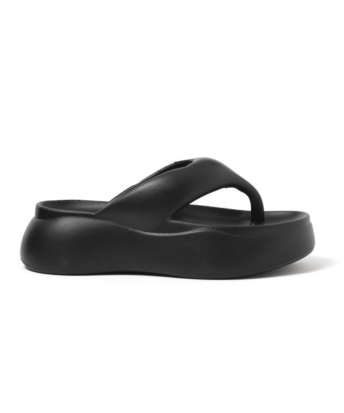 LEPSIM（レプシィム）の「EVA厚底トングサンダル　104667（サンダル・レディース・ブラック/オフホワイト/イエロー・LARGE/MEDIUM）」の21枚目の写真