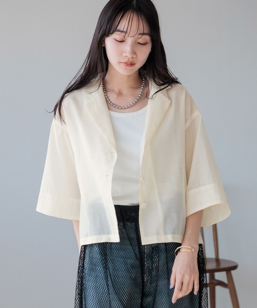 【専用ページ】M LOWRYS FARM（ローリーズファーム）の「シアーショートシャツ