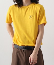 ミニアニマルロゴプリントTシャツ 吸水速乾 UVカット 半袖