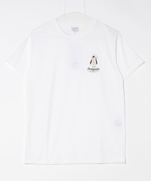 FUNALIVE（ファンアライブ）の「ミニアニマルロゴプリントTシャツ　吸水速乾　UVカット 半袖（Tシャツ/カットソー・メンズ・ホワイト系その他2/ブラック/ブラック系その他2/クリアブルー/ホワイト/サーモンピンク/ライトブラック/スミクロ/ネイビー/ケリー/イエロー/ケリーグリーン/グリーン・L/LL/M）」の22枚目の写真