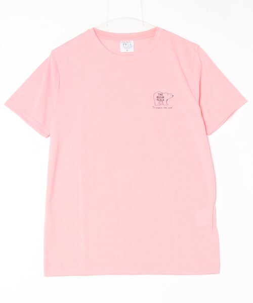 FUNALIVE（ファンアライブ）の「ミニアニマルロゴプリントTシャツ　吸水速乾　UVカット 半袖（Tシャツ/カットソー・メンズ・ホワイト系その他2/ブラック/ブラック系その他2/クリアブルー/ホワイト/サーモンピンク/ライトブラック/スミクロ/ネイビー/ケリー/イエロー/ケリーグリーン/グリーン・L/LL/M）」の20枚目の写真