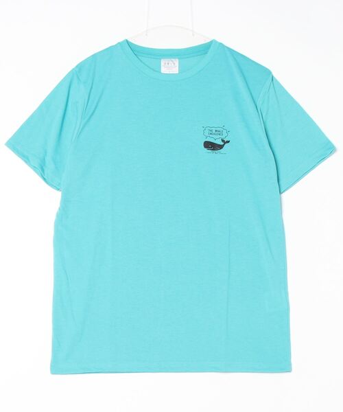 FUNALIVE（ファンアライブ）の「ミニアニマルロゴプリントTシャツ　吸水速乾　UVカット 半袖（Tシャツ/カットソー・メンズ・ホワイト系その他2/ブラック/ブラック系その他2/クリアブルー/ホワイト/サーモンピンク/ライトブラック/スミクロ/ネイビー/ケリー/イエロー/ケリーグリーン/グリーン・L/LL/M）」の17枚目の写真