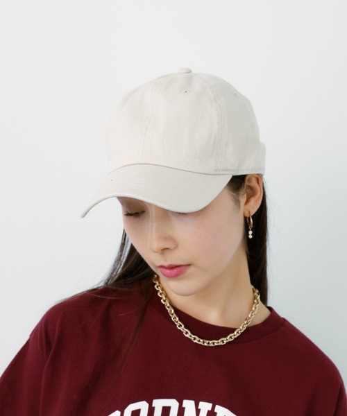 COBRA CAPS（コブラキャップス）の「【Cobra Caps】キャップ　無地（キャップ・レディース・オフホワイト/ブラック/ベージュ・FREE）」の22枚目の写真