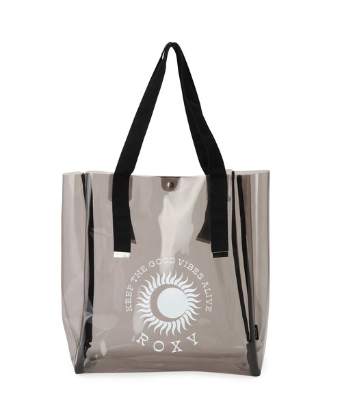 ROXY（ロキシー）の「【ROXY】SOL DE VERANO BOX TOTE マリンバッグ（トートバッグ・レディース・ブラック/ホワイト/ブラウン・FREE）」の3枚目の写真