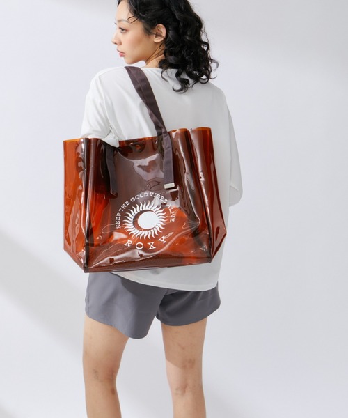 ロクシー　Roxy SOL DE VERANO BOX TOTE ROXY（ロキシー）の「【ROXY】SOL DE VERANO BOX TOTE マリン