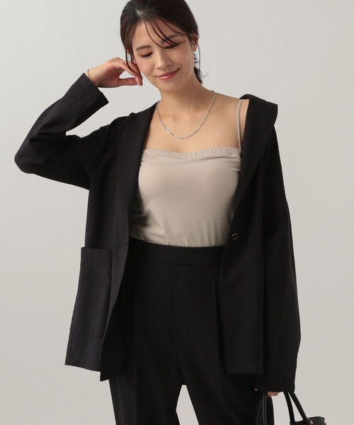 Elura(エルーラ)の「カップ付きベアトップインナー/115631(キャミソール・レディース・ホワイト/ライトベージュ/ブラック・FREE)」の2枚目の写真