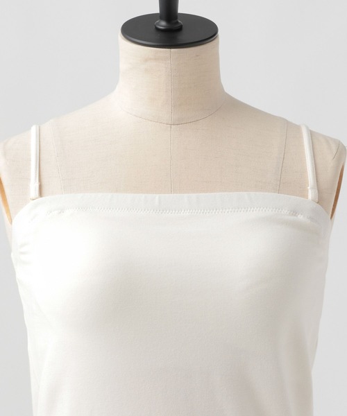 Elura(エルーラ)の「カップ付きベアトップインナー/115631(キャミソール・レディース・ホワイト/ライトベージュ/ブラック・FREE)」の13枚目の写真