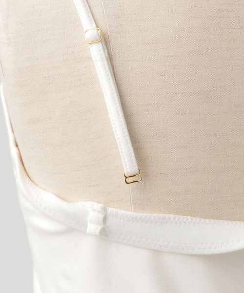 Elura(エルーラ)の「カップ付きベアトップインナー/115631(キャミソール・レディース・ホワイト/ライトベージュ/ブラック・FREE)」の16枚目の写真