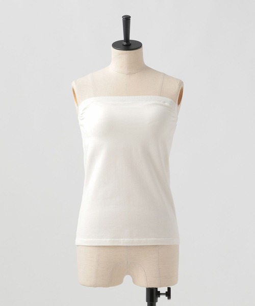 Elura(エルーラ)の「カップ付きベアトップインナー/115631(キャミソール・レディース・ホワイト/ライトベージュ/ブラック・FREE)」の17枚目の写真