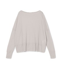 ガーゼフライスジャージー ボートネックプルオーバー