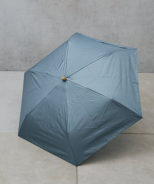 BIRTHDAY BAR（バースデイバー）の「IN FULL BLOOM　バンブーハンドルアンブレラ（長傘・レディース・ベージュ/ブルー・0）」の18枚目の写真