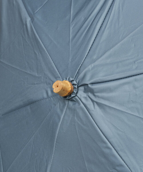 BIRTHDAY BAR（バースデイバー）の「IN FULL BLOOM　バンブーハンドルアンブレラ（長傘・レディース・ベージュ/ブルー・0）」の14枚目の写真