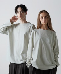 CLEL(�N���C��)�́yCLEL�zFunctionary cotton heavyweight  T-shirt/�t�@���N�V���i���[�R�b�g�� �w�r�[�E�F�C�gT�V���c(����T)(T�V���c/�J�b�g�\�[)