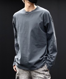 CLEL（クレイル）の「【CLEL】Functionary cotton heavyweight  T-shirt ファンクショナリーコットン ヘビーウェイトTシャツ(ロンT)（Tシャツ/カットソー）」