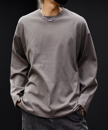 CLEL（クレイル）の「【CLEL】Functionary cotton heavyweight  T-shirt ファンクショナリーコットン ヘビーウェイトTシャツ(ロンT)（Tシャツ/カットソー）」