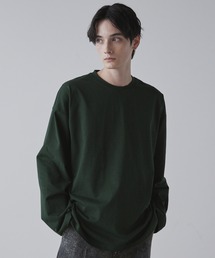 CLEL（クレイル）の「【CLEL】Functionary cotton heavyweight  T-shirt ファンクショナリーコットン ヘビーウェイトTシャツ(ロンT)（Tシャツ/カットソー）」