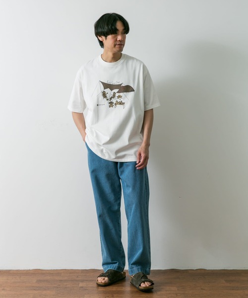 Snow Peak（スノーピーク）の「『別注』Snow Peak Apparel×DOORS　EasyGoingCamp T-shirts（Tシャツ/カットソー・メンズ・ブラウン/ネイビー/ホワイト/ブラック/グレー・X-LARGE/LARGE/MEDIUM）」の19枚目の写真