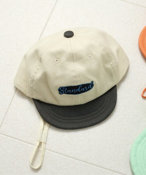 BREEZE（ブリーズ）の「【Bpop】ベビーツイルキャップ（キャップ・キッズ・オレンジ/キナリ/グリーン・48/46）」の2枚目の写真