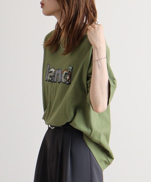 EMAGO ランド刺繍T(Tシャツ/カットソー)|Emago(イマゴ) EMAGO ランド刺繍T(Tシャツ/カットソー)|Emago(イマゴ)