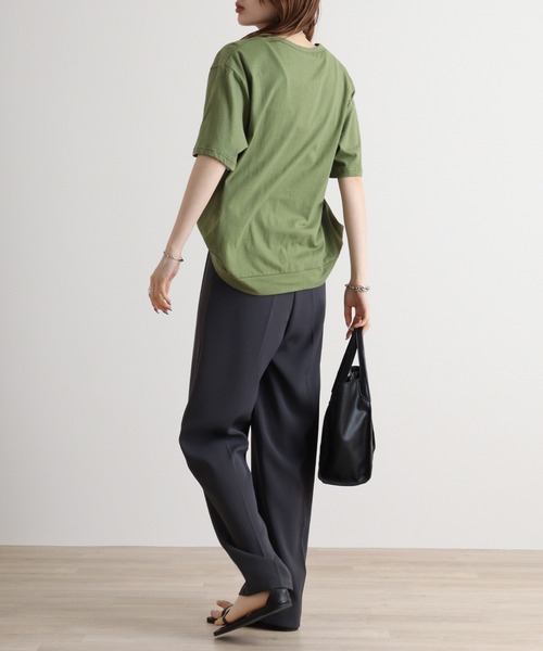 EMAGO ランド刺繍T(Tシャツ/カットソー)|Emago(イマゴ) EMAGO ランド刺繍T(Tシャツ/カットソー)|Emago(イマゴ)