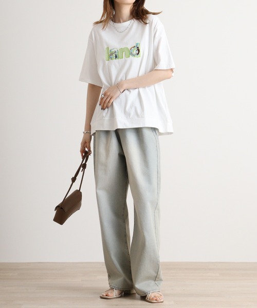 EMAGO ランド刺繍T(Tシャツ/カットソー)|Emago(イマゴ) EMAGO ランド刺繍T(Tシャツ/カットソー)|Emago(イマゴ)