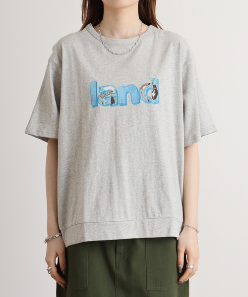EMAGO ランド刺繍T(Tシャツ/カットソー)|Emago(イマゴ) EMAGO ランド刺繍T(Tシャツ/カットソー)|Emago(イマゴ)
