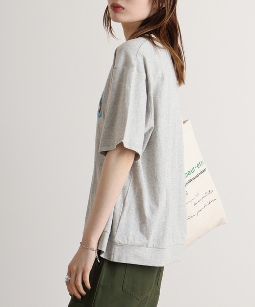 EMAGO ランド刺繍T(Tシャツ/カットソー)|Emago(イマゴ) EMAGO ランド刺繍T(Tシャツ/カットソー)|Emago(イマゴ)