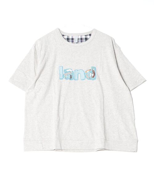 EMAGO ランド刺繍T(Tシャツ/カットソー)|Emago(イマゴ) EMAGO ランド刺繍T(Tシャツ/カットソー)|Emago(イマゴ)