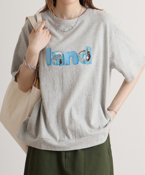 EMAGO ランド刺繍T(Tシャツ/カットソー)|Emago(イマゴ) EMAGO ランド刺繍T(Tシャツ/カットソー)|Emago(イマゴ)