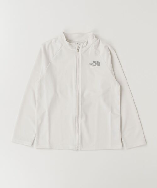 THE NORTH FACE（ザノースフェイス）の「ザ ノース フェイス THE NORTH FACE L/S Sunshade FullZip Jacketロングスリーブサンシェードフルジップジャケット（ラッシュガード・キッズ・オフホワイト/ネイビー/エメラルド・130cm/140cm/150cm）」の2枚目の写真
