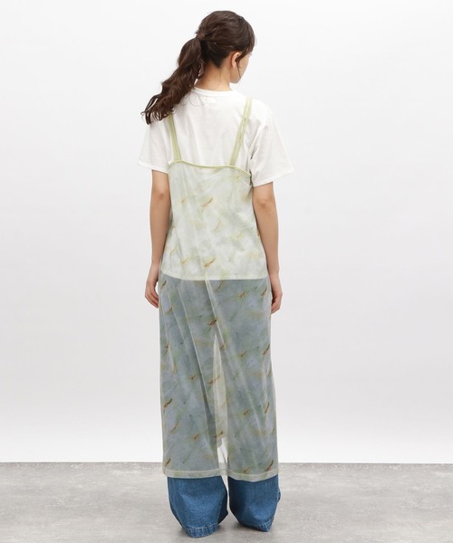 LAKOLE（ラコレ）の「カットメッシュプリントワンピース / 120973（ワンピース・レディース・ブルー/オレンジ/ベージュ系2・SMALL/MEDIUM）」の20枚目の写真