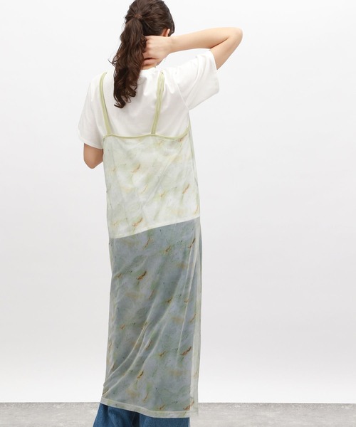 LAKOLE（ラコレ）の「カットメッシュプリントワンピース / 120973（ワンピース・レディース・ブルー/オレンジ/ベージュ系2・SMALL/MEDIUM）」の19枚目の写真